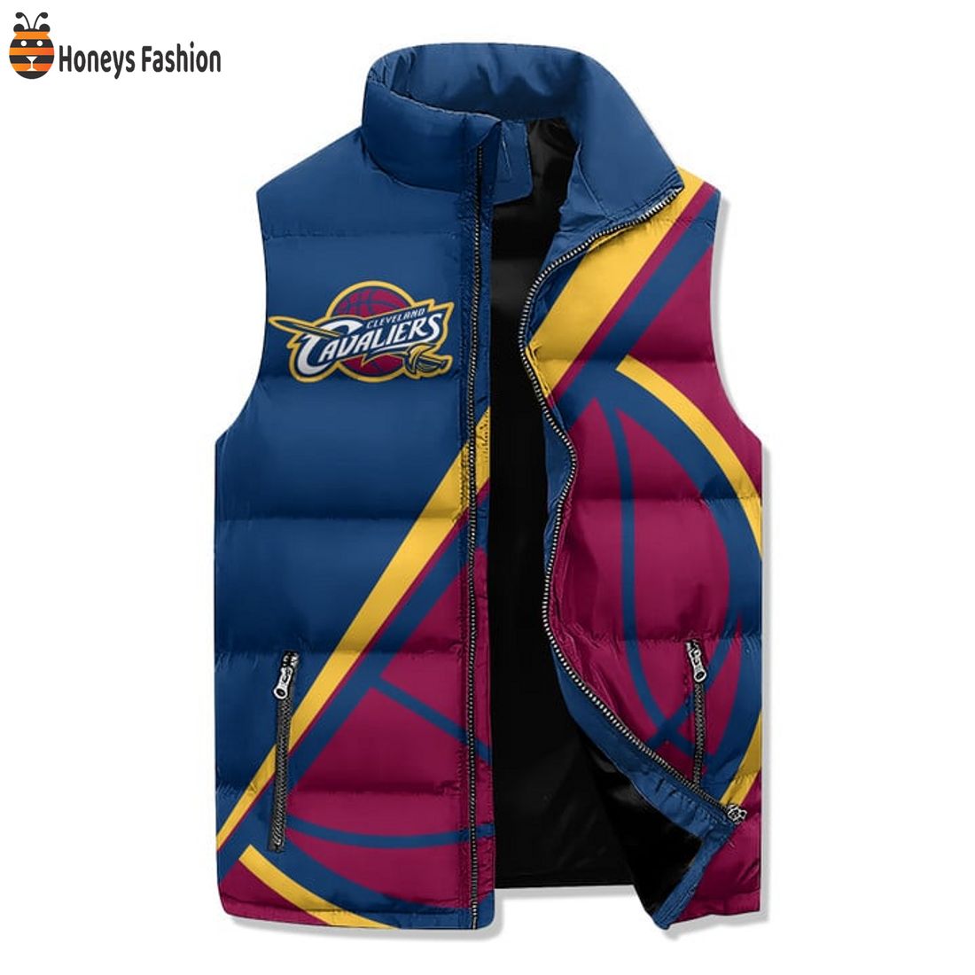 SELLER Cleveland Cavaliers Basketball Puffer Sleeveless Jacket