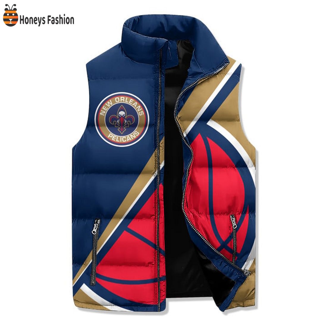 SELLER New Orleans Pelicans Basketball Puffer Sleeveless Jacket