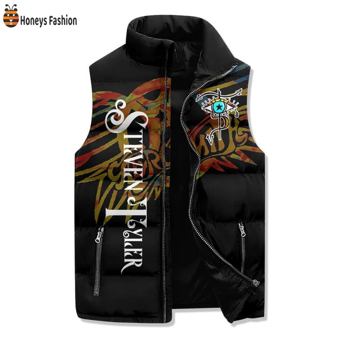 TRENDING Steven Tyler Sing With Me Sing For A Year Puffer Sleeveless Jacket