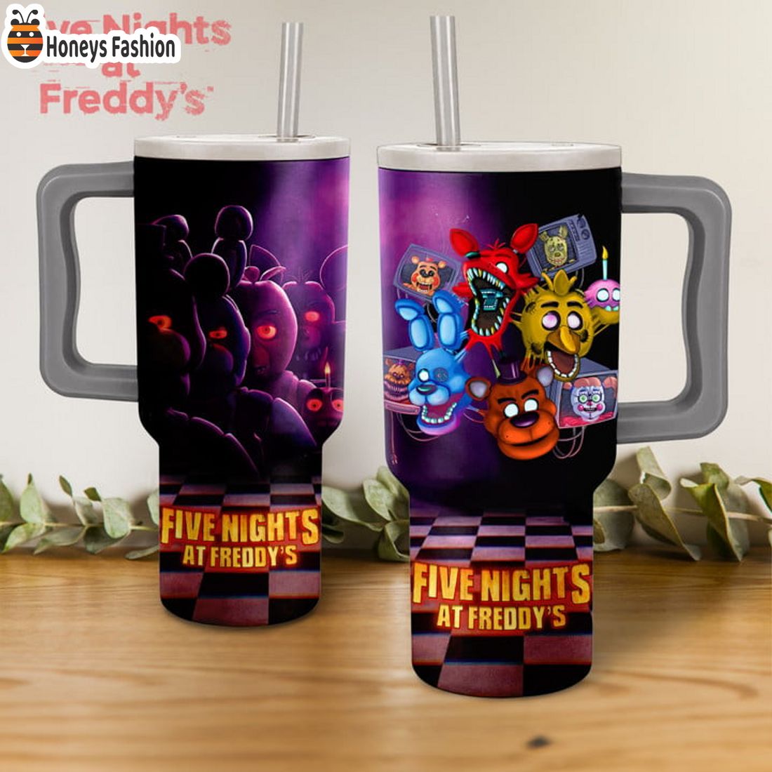 NEW 5NAF Five Nights At Freddy's Stanley Tumbler