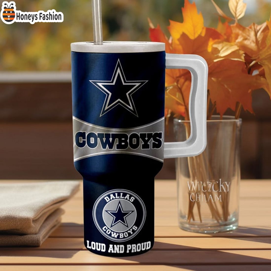 NEW Dallas Cowboys NFL Hall Of Fame Loud And Proud Stanley Tumbler