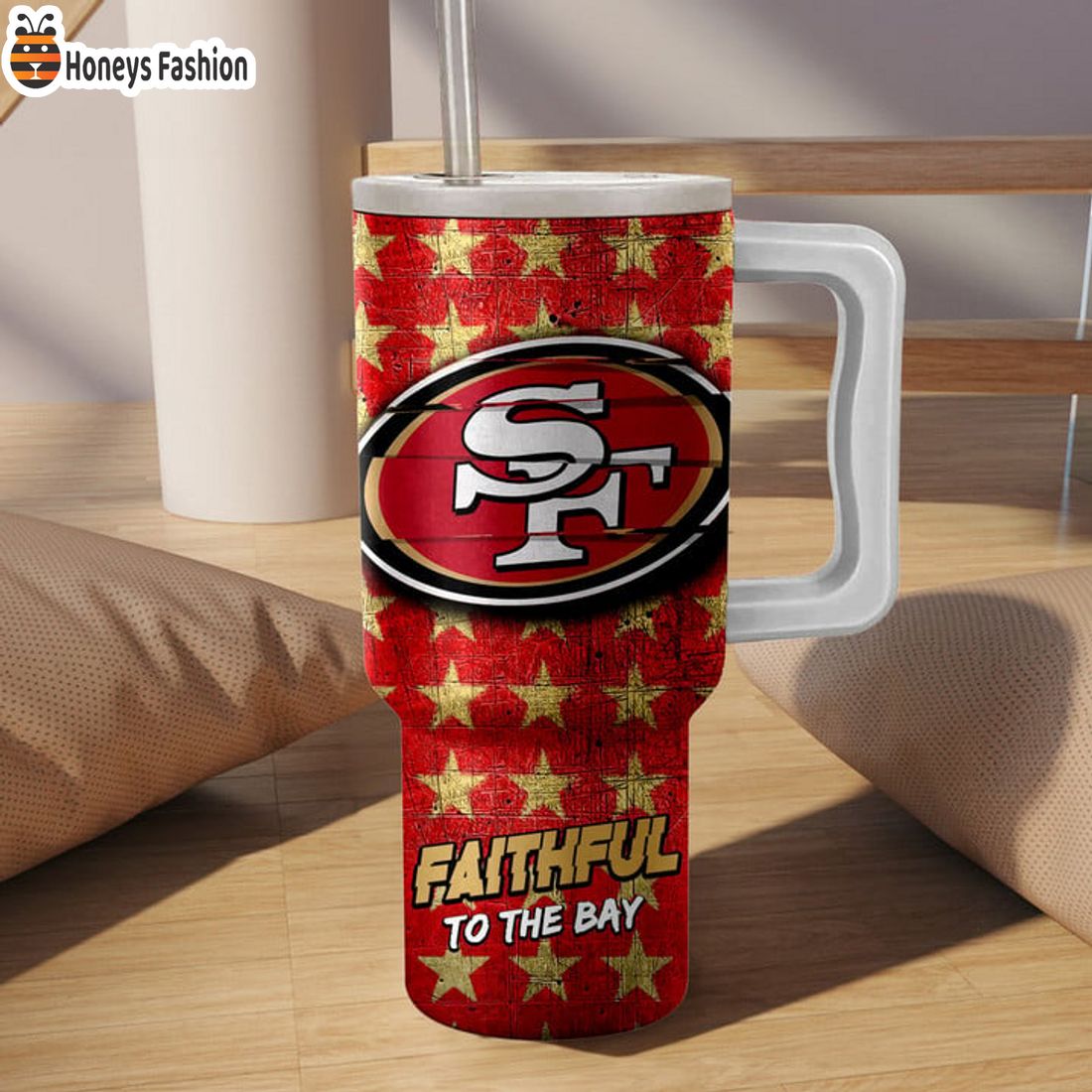 NEW San Francisco 49ers Faithful To The Bay Stanley Tumbler