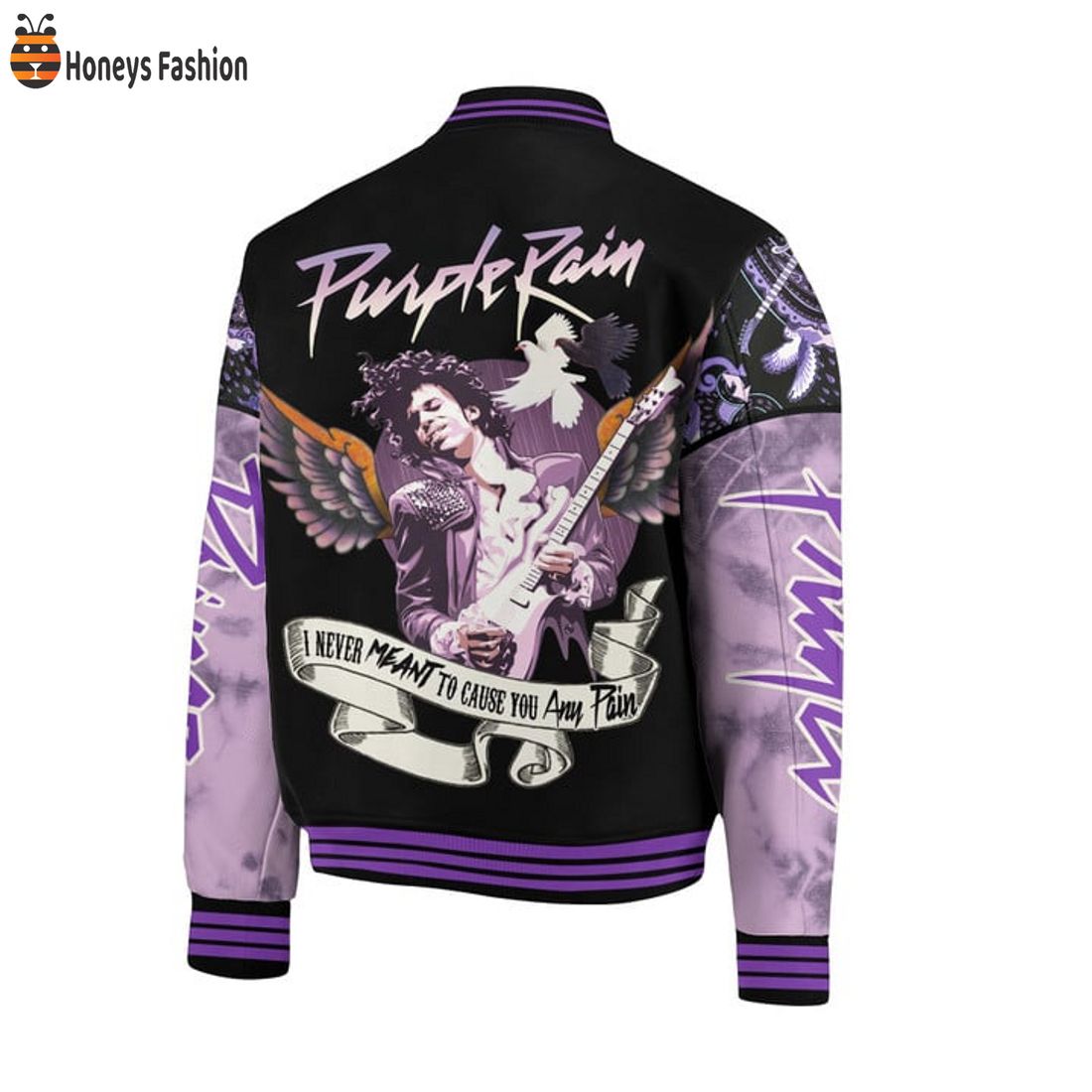 TRENDING Prince Purple Rain I Never Meant To Cause You Any Pain Baseball Jacket