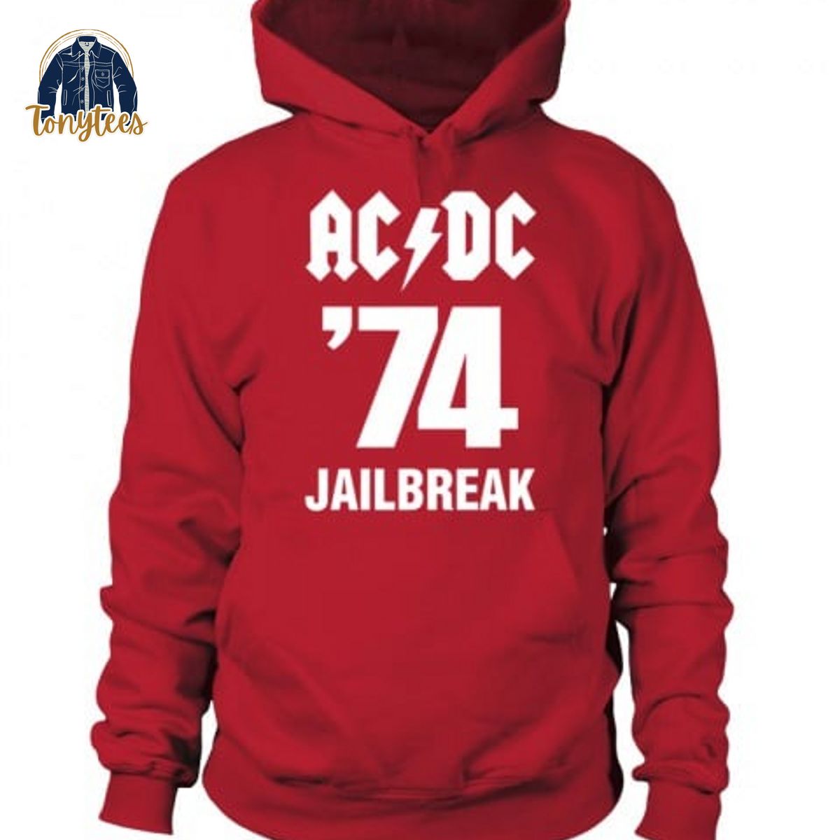 ACDC 74 Jailbreak Red Shirt