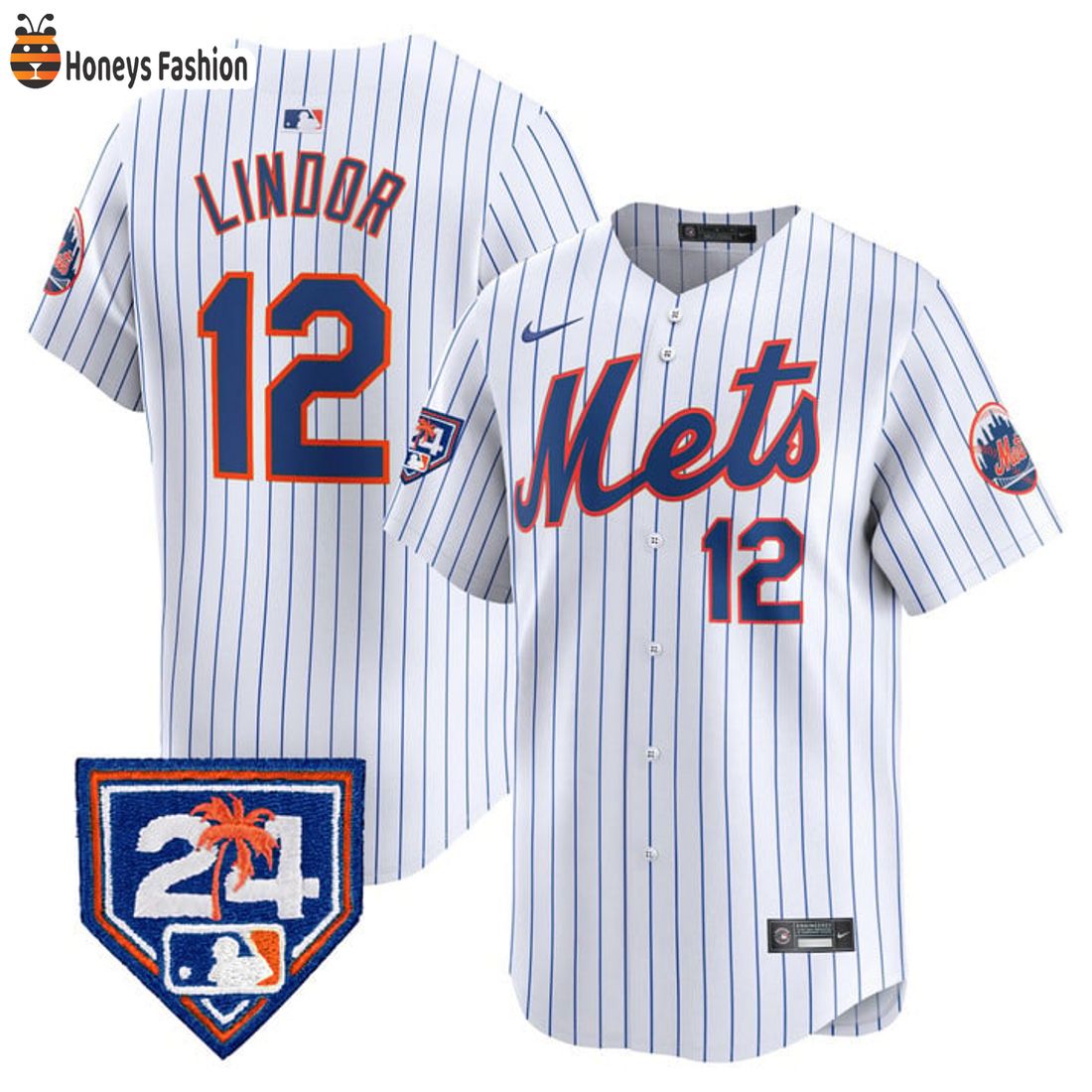 AMAZING Francisco Lindor New York Mets 2024 Spring Training Vapor White Jersey