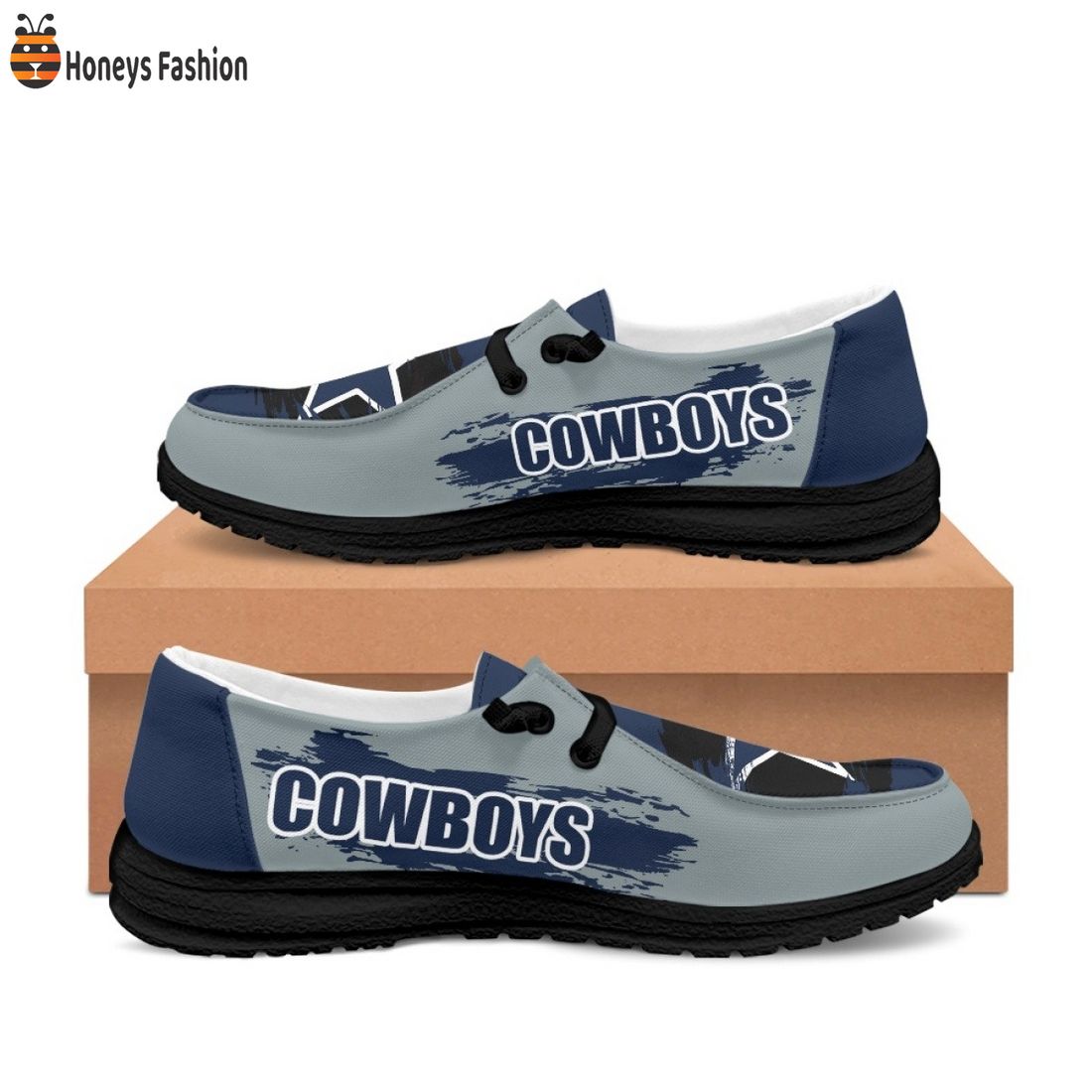 AMAZING NFL Dallas Cowboys Lace Up Loafers Hey Dude Shoes