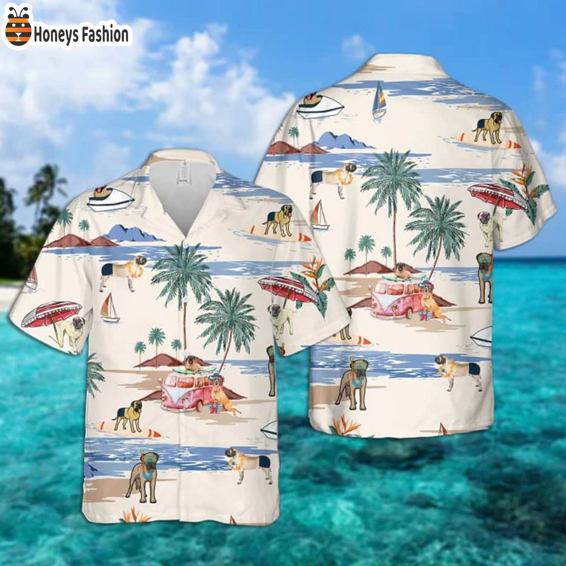 BEST English Mastiff Summer Beach Hawaiian Shirt