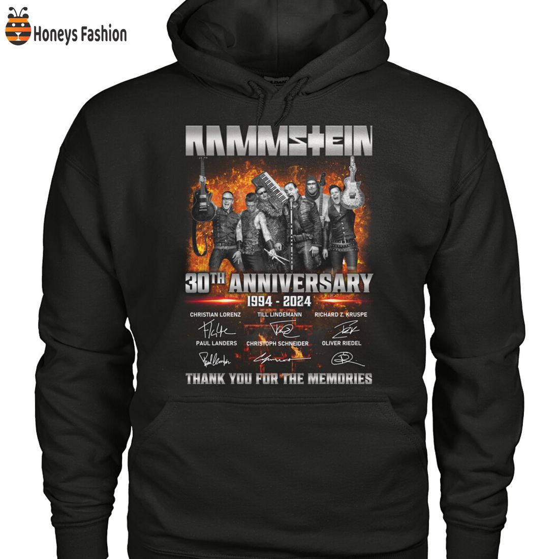 BEST SELLER Rammstein 30th Anniversary Thank You For The Memories Shirt