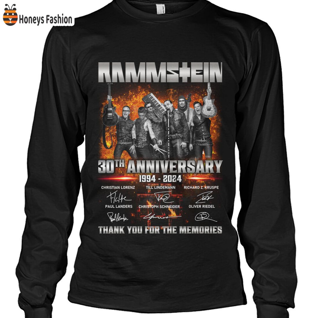 BEST SELLER Rammstein 30th Anniversary Thank You For The Memories Shirt