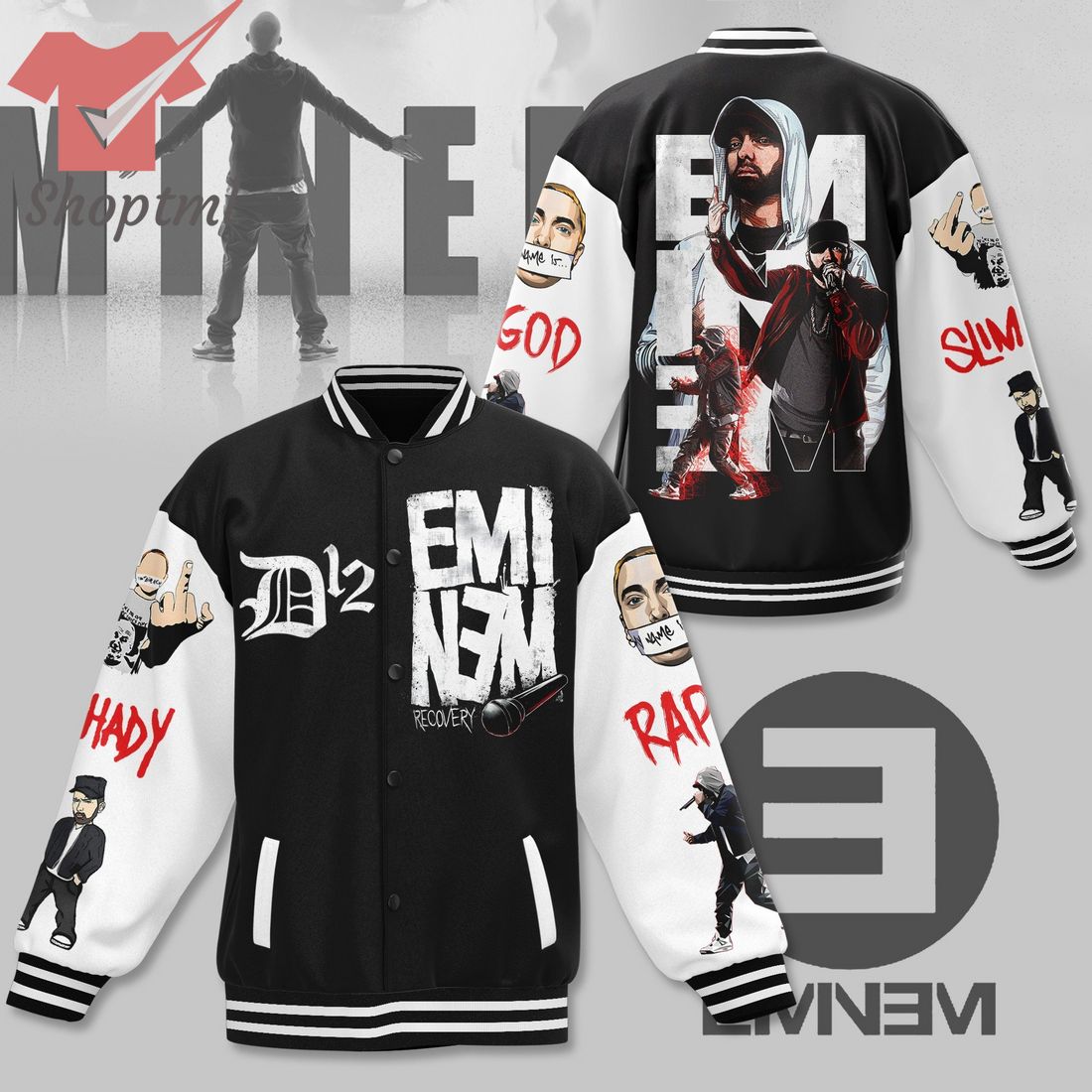 Eminem The Slim Shady LP Baseball Jacket