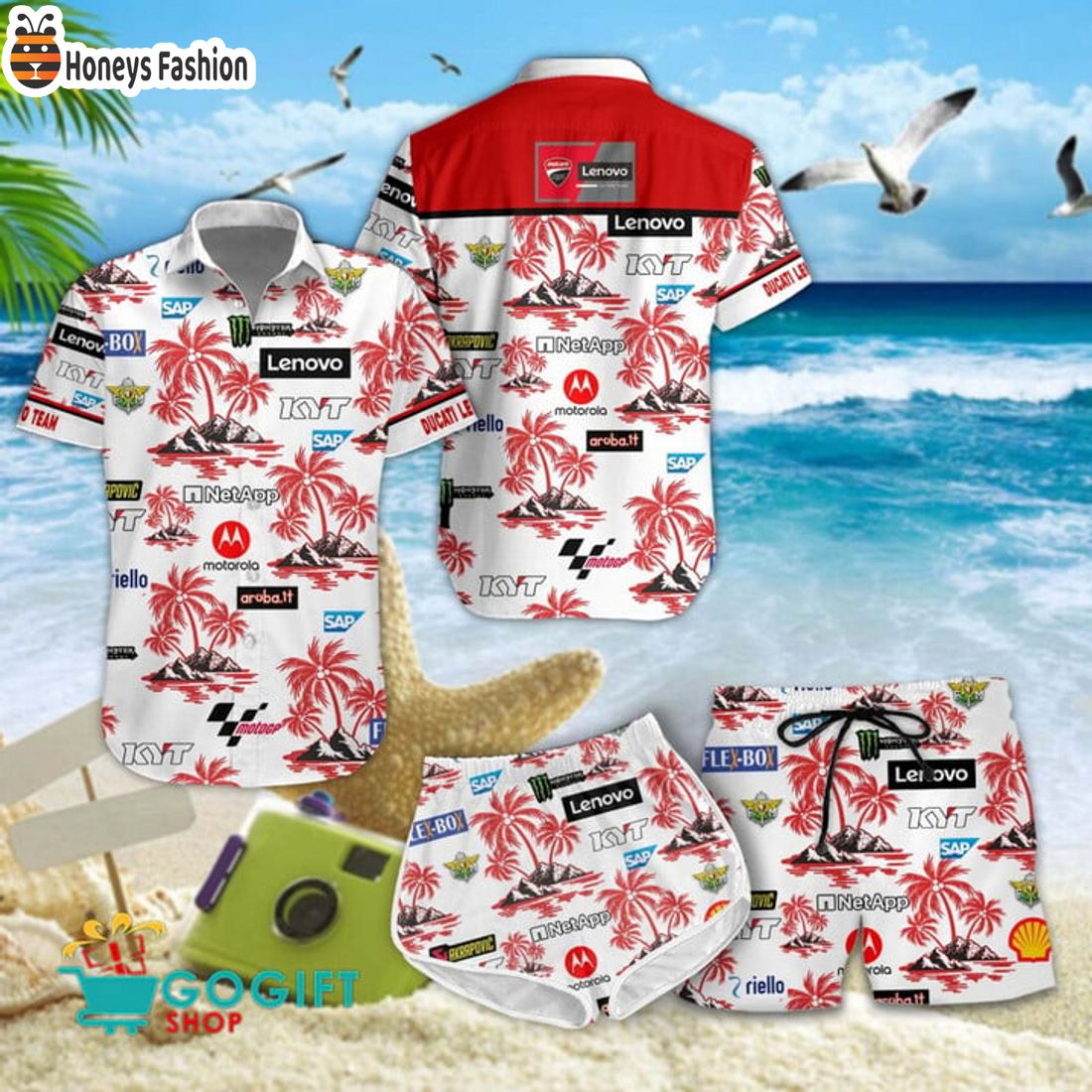 HOT Ducati Lenovo Motogp 2024 Hawaiian Shirt