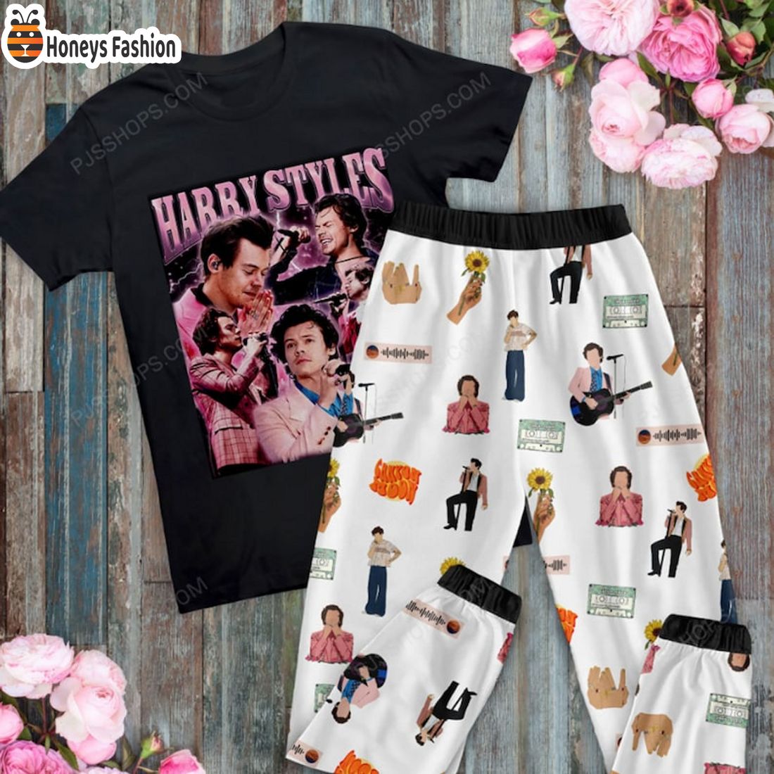 HOT Harry Styles Pajamas Sign Of The Times Pajamas Set