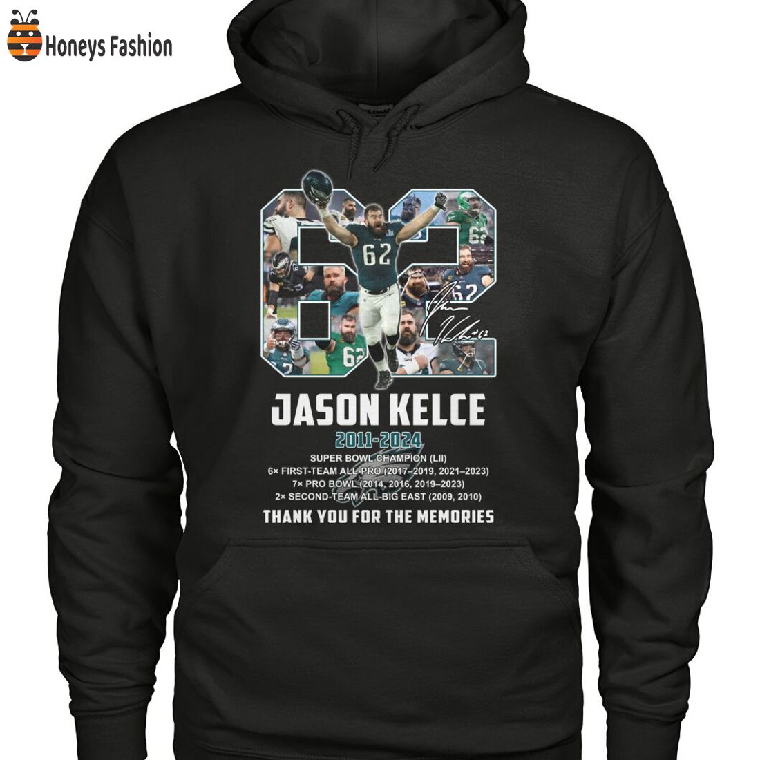 HOT Jason Kelce 2011 2024 Super Bowl Champion Thank You For The Memories Shirt