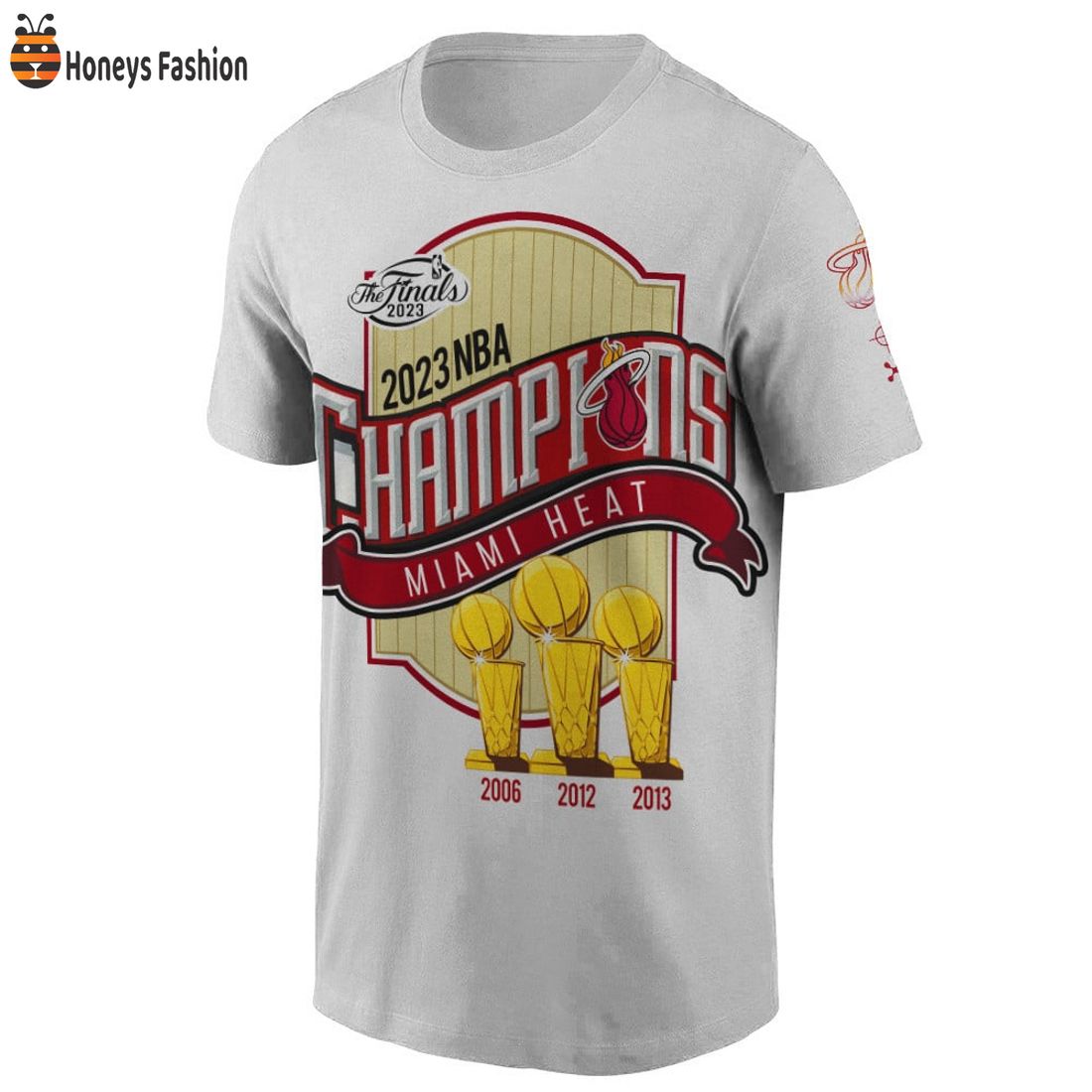 HOT Miami Heat 2023 NBA Champions Custom Name And Number Shirt