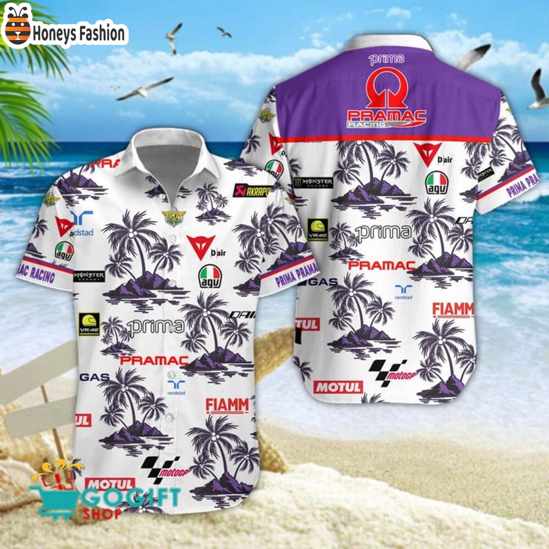 HOT Prima Pramac Motogp 2024 Hawaiian Shirt