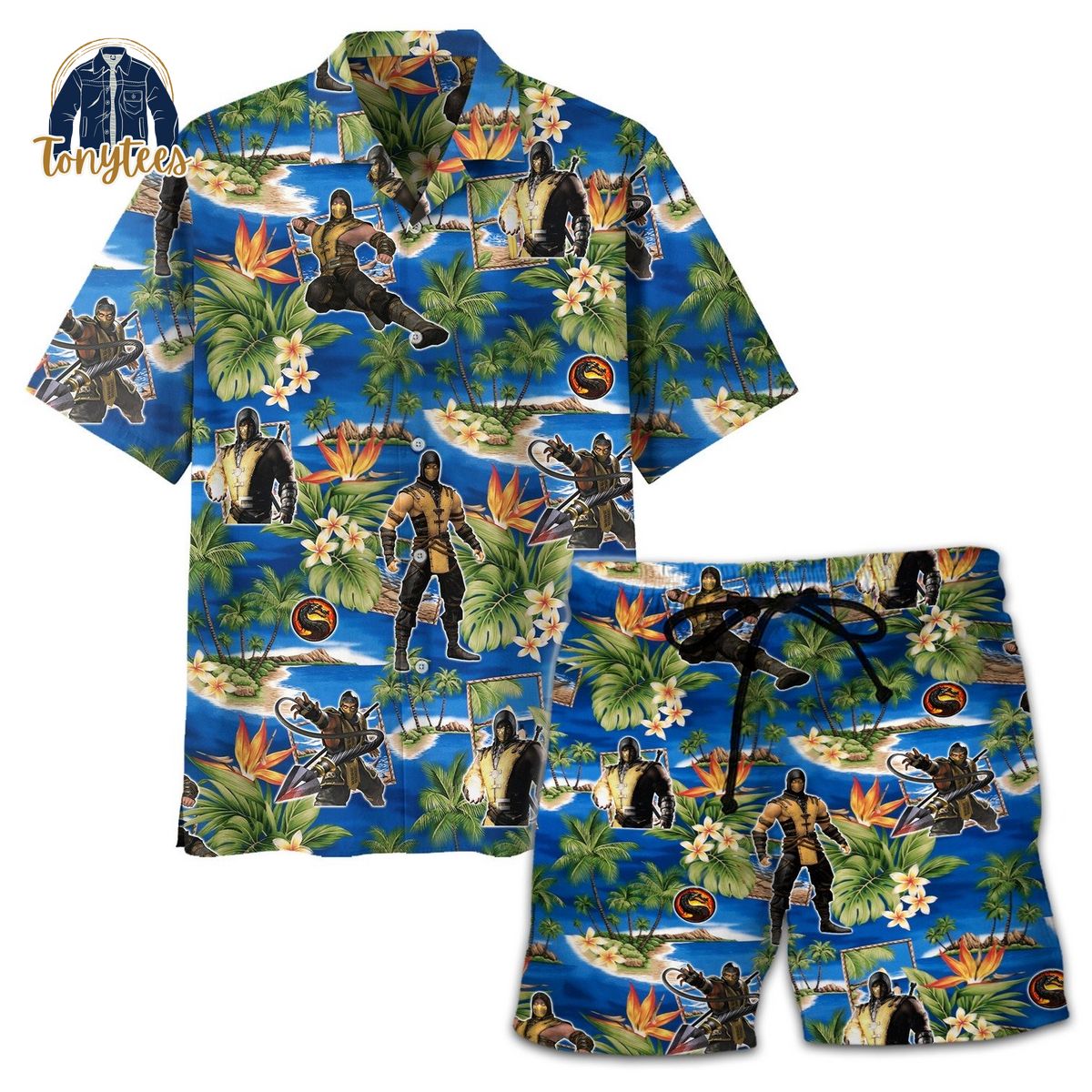 Mortal Kombat X hawaiian shirt