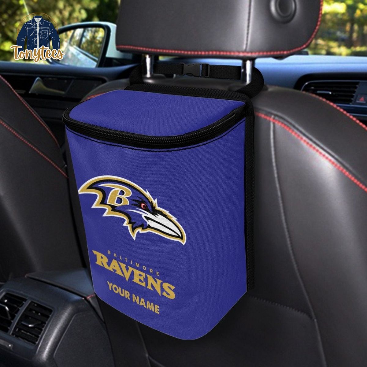 NFL Baltimore Ravens Personalized Car Trash Bag