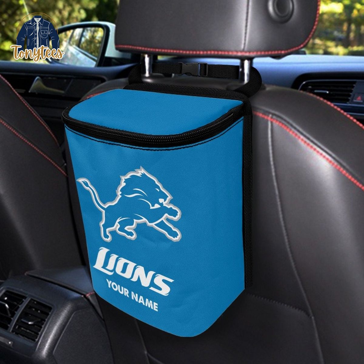 NFL Detroit Lions Personalized Car Trash Bag