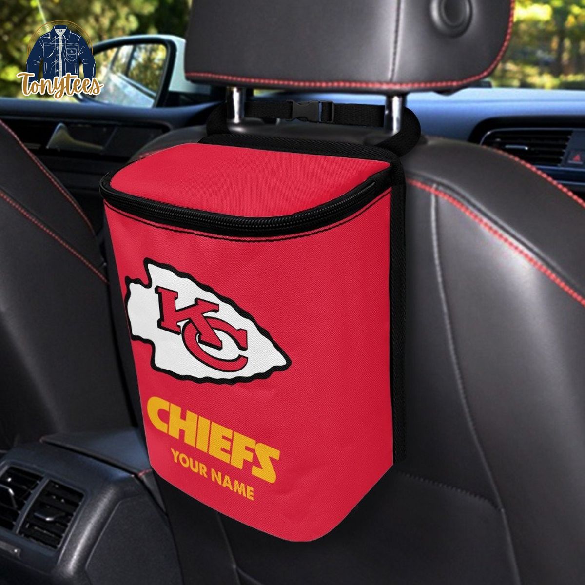 NFL Kansas City Chiefs Personalized Car Trash Bag