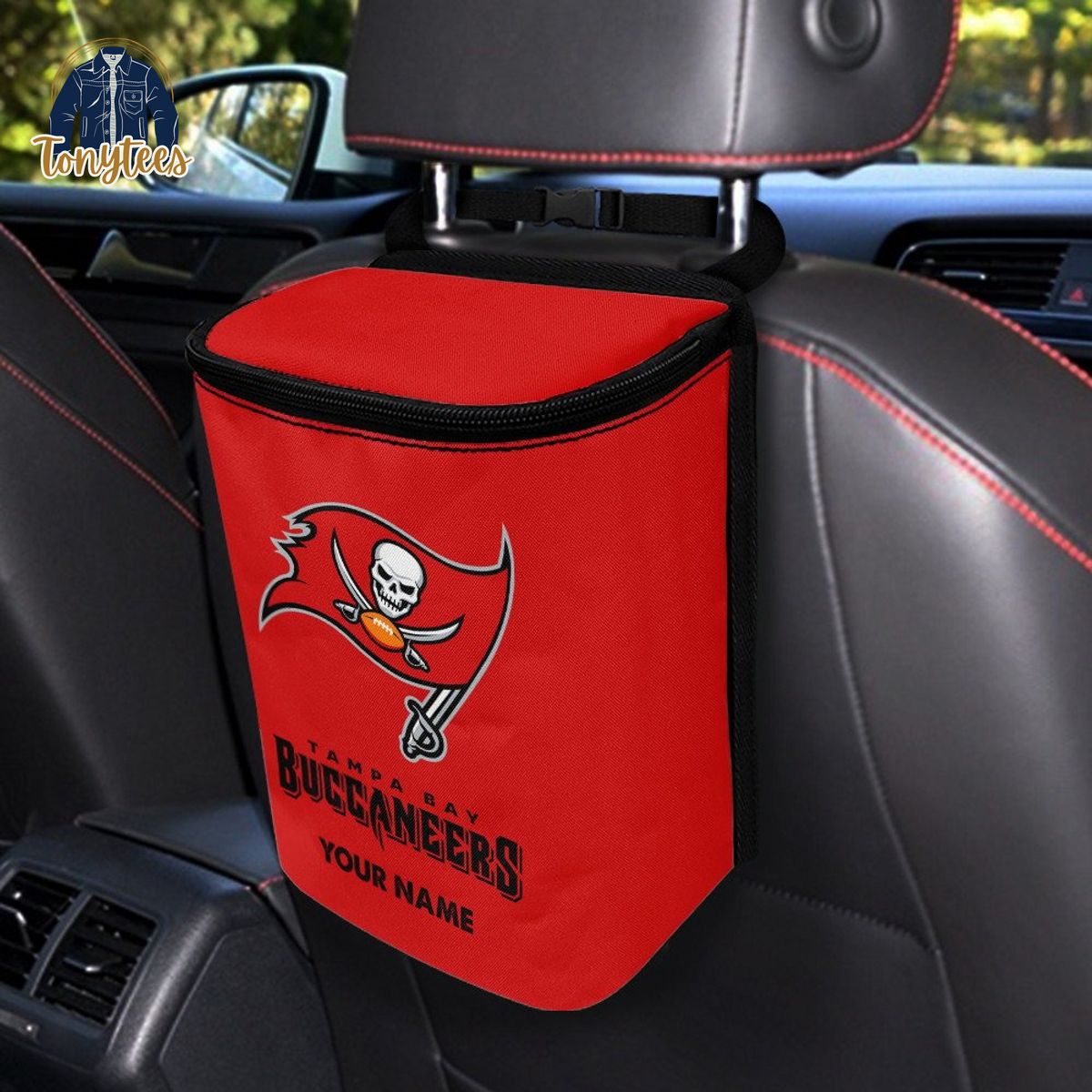 NFL Tampa Bay Buccaneers Personalized Car Trash Bag