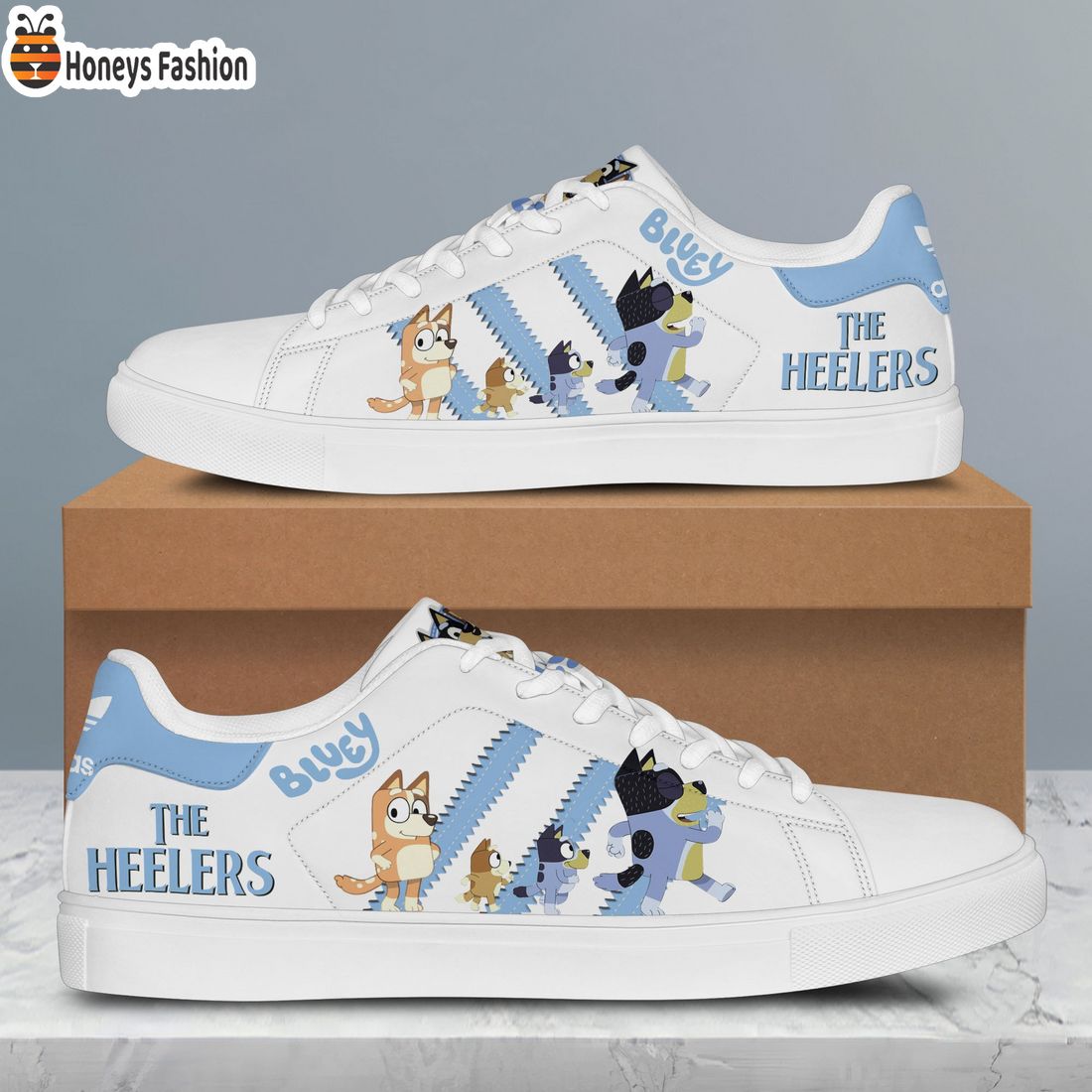 SELLER Bluey The Heelers Adidas Stan Smith Shoes