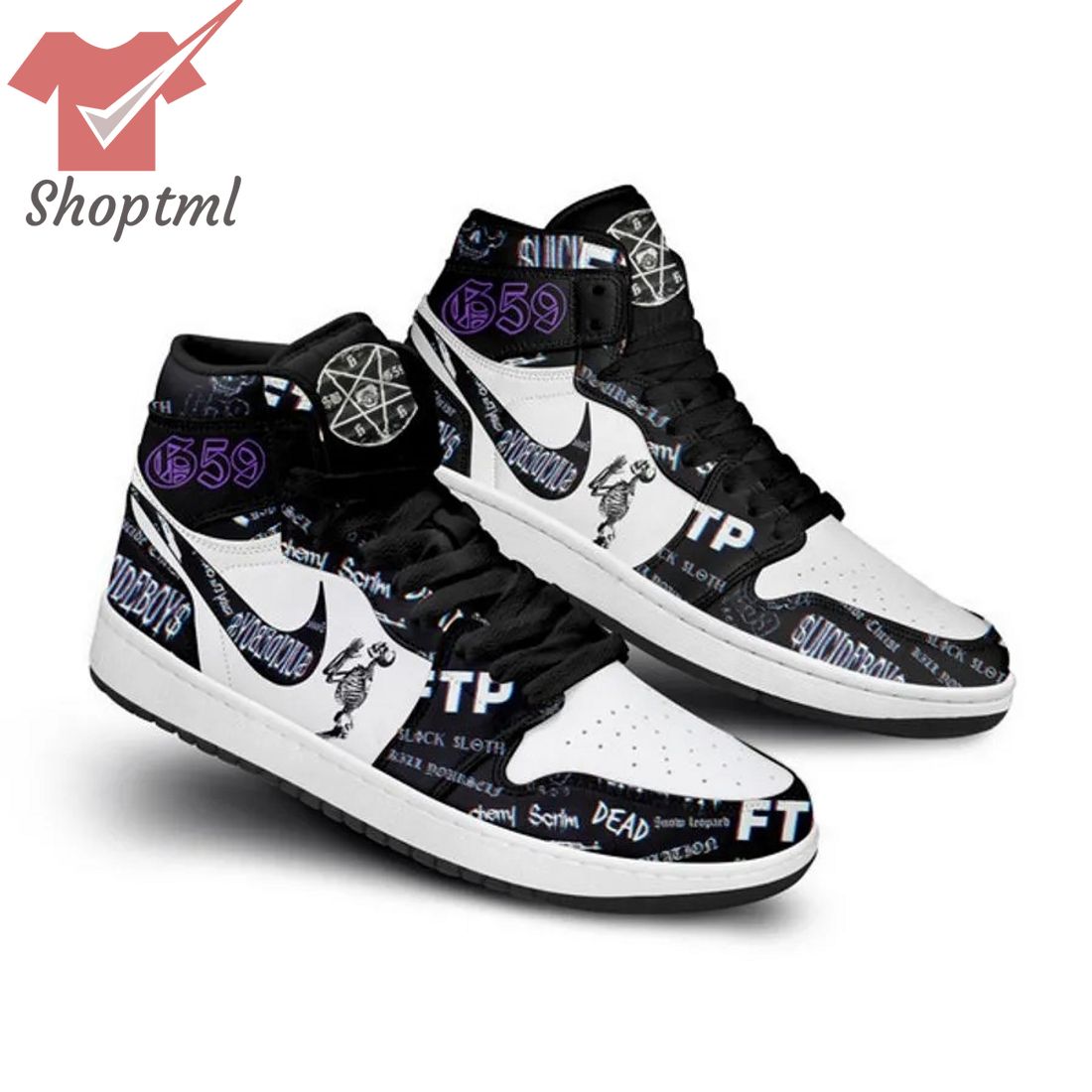 Suicideboys Air Jordan 1 Sneaker Shoes