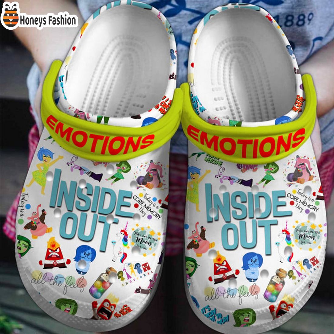 TOP Inside Out Emotions Crocs Clog Shoes