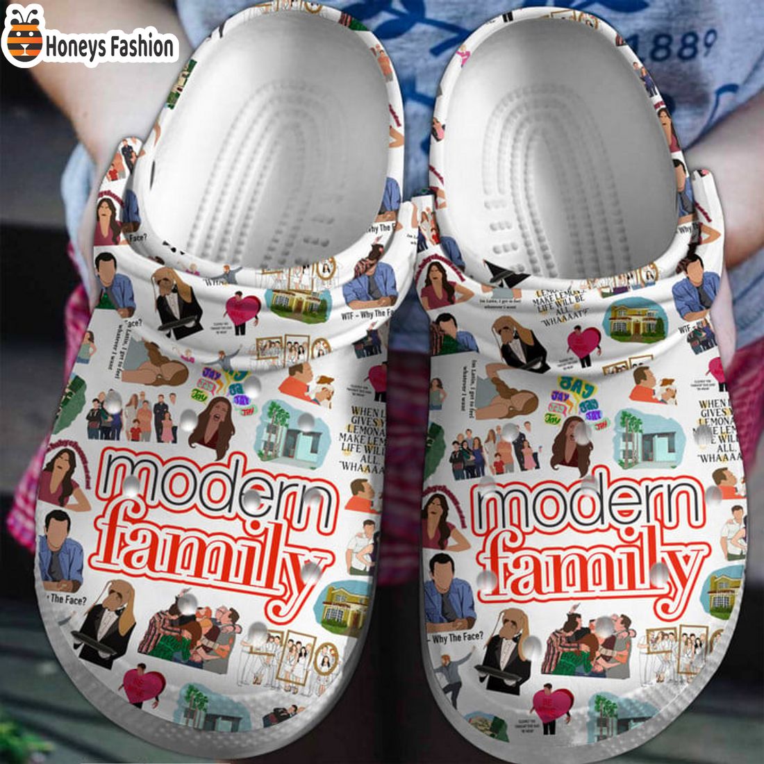 TOP Modern Family Why The Face Crocs Clog Shoes