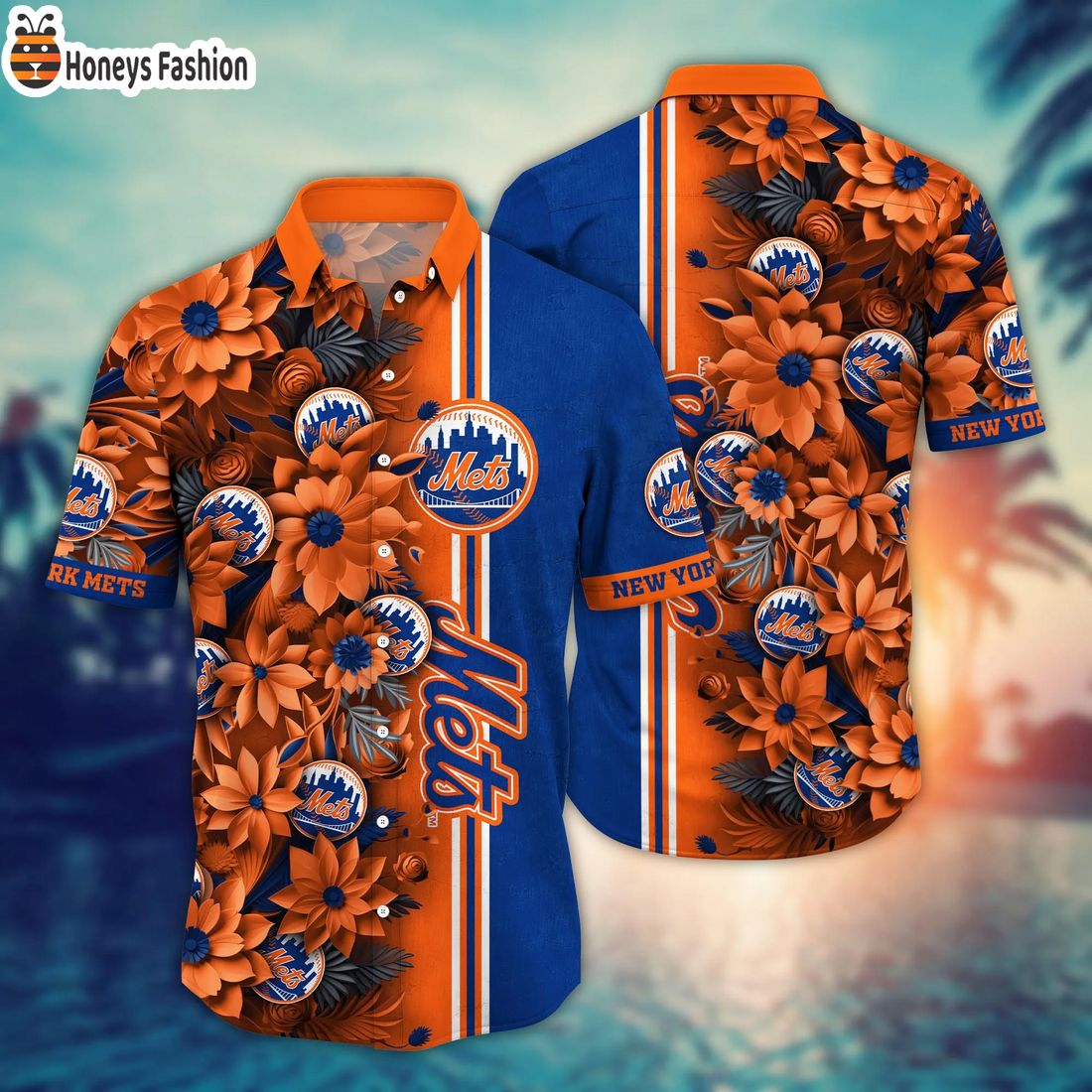 TOP SELLER MLB New York Mets Floral Tropical Baseball Hawaiian Shirt