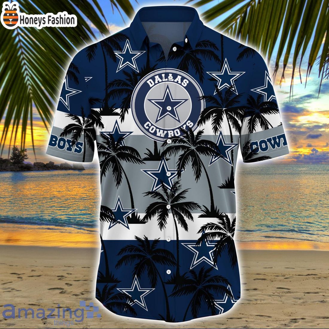 TOP SELLER NFL Dallas Cowboys Coconut Summer Pattern Hawaiian Shirt