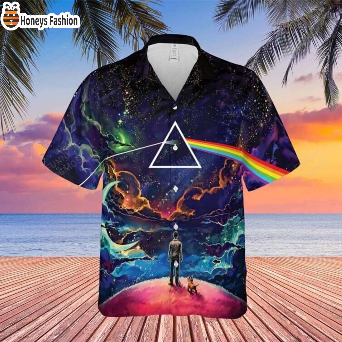 TOP SELLER Pink Floyd The Dark Side Of The Moon 50th Anniversary 2023 Hawaiian Shirt