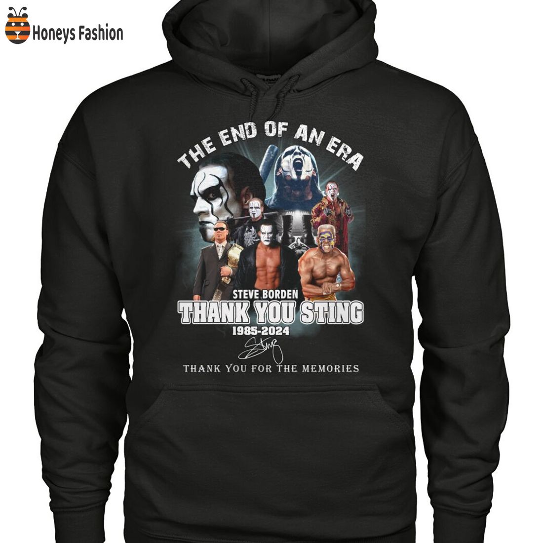 TOP The End Of An Era Steve Borden Thank You Sting Shirt