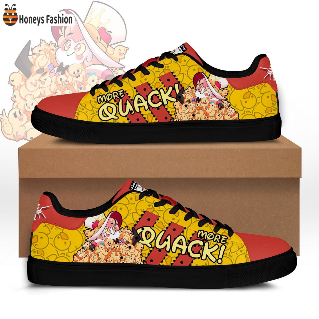 TRENDING Hazbin Hotel More Quack Adidas Stan Smith Shoes