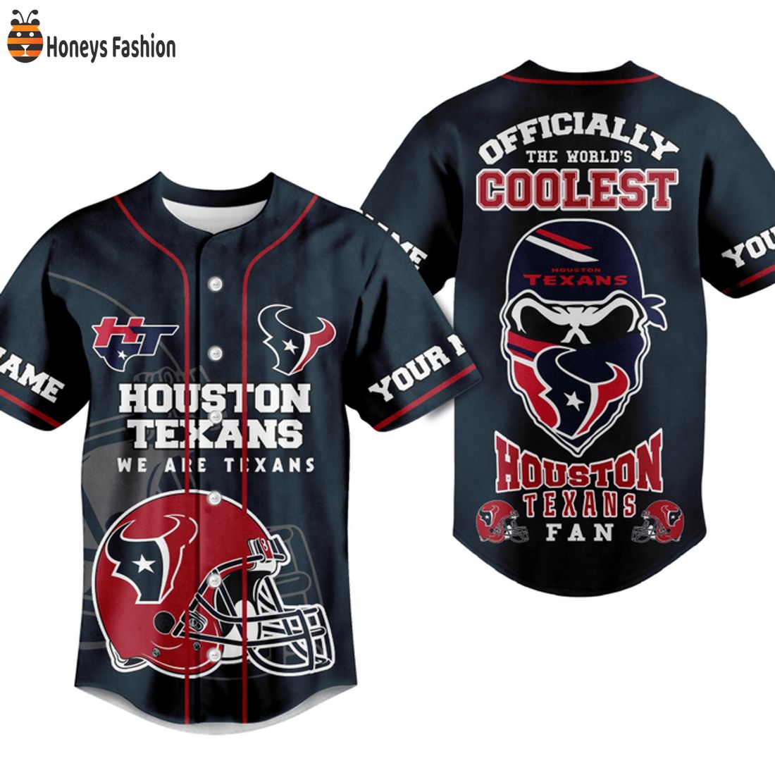 TRENDING Houston Texas Officially The World’s Coolest Custom Name Baseball Jersey