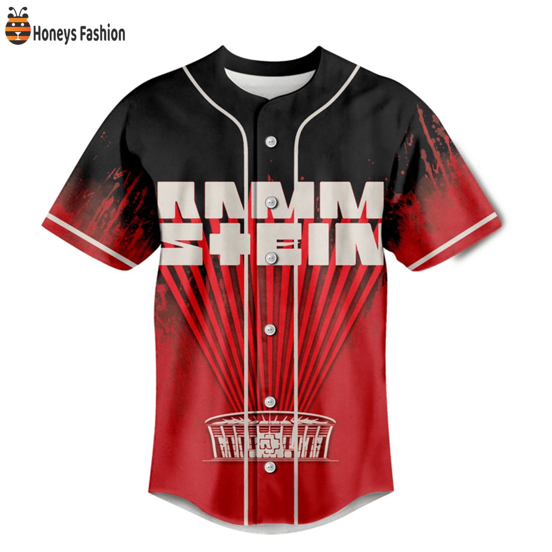 TRENDING Rammstein Stadium Tour Prettier Bigger Harder Baseball Jersey