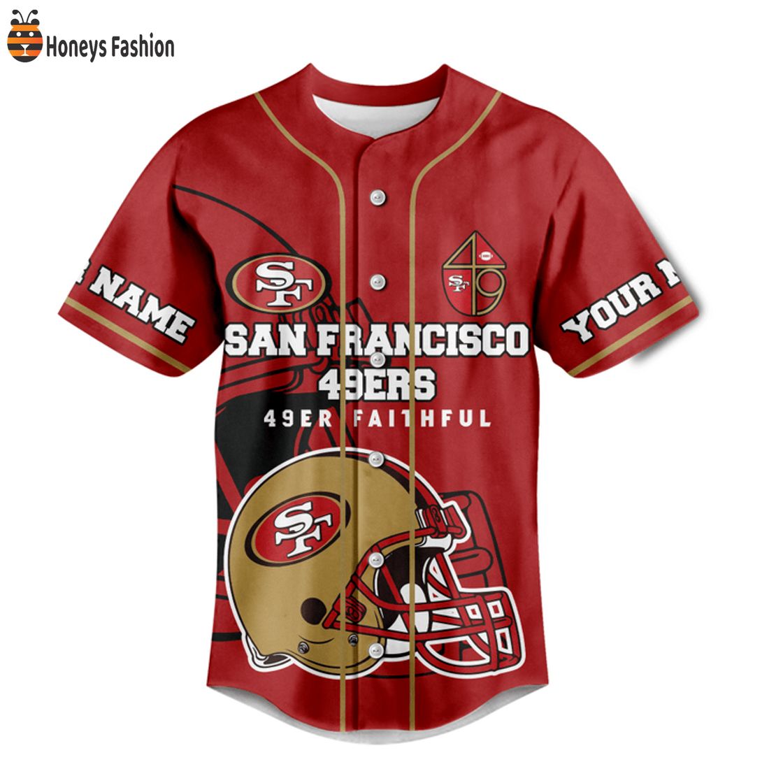 TRENDING San Francisco 49ers Officially The World’s Coolest Custom Name Baseball Jersey