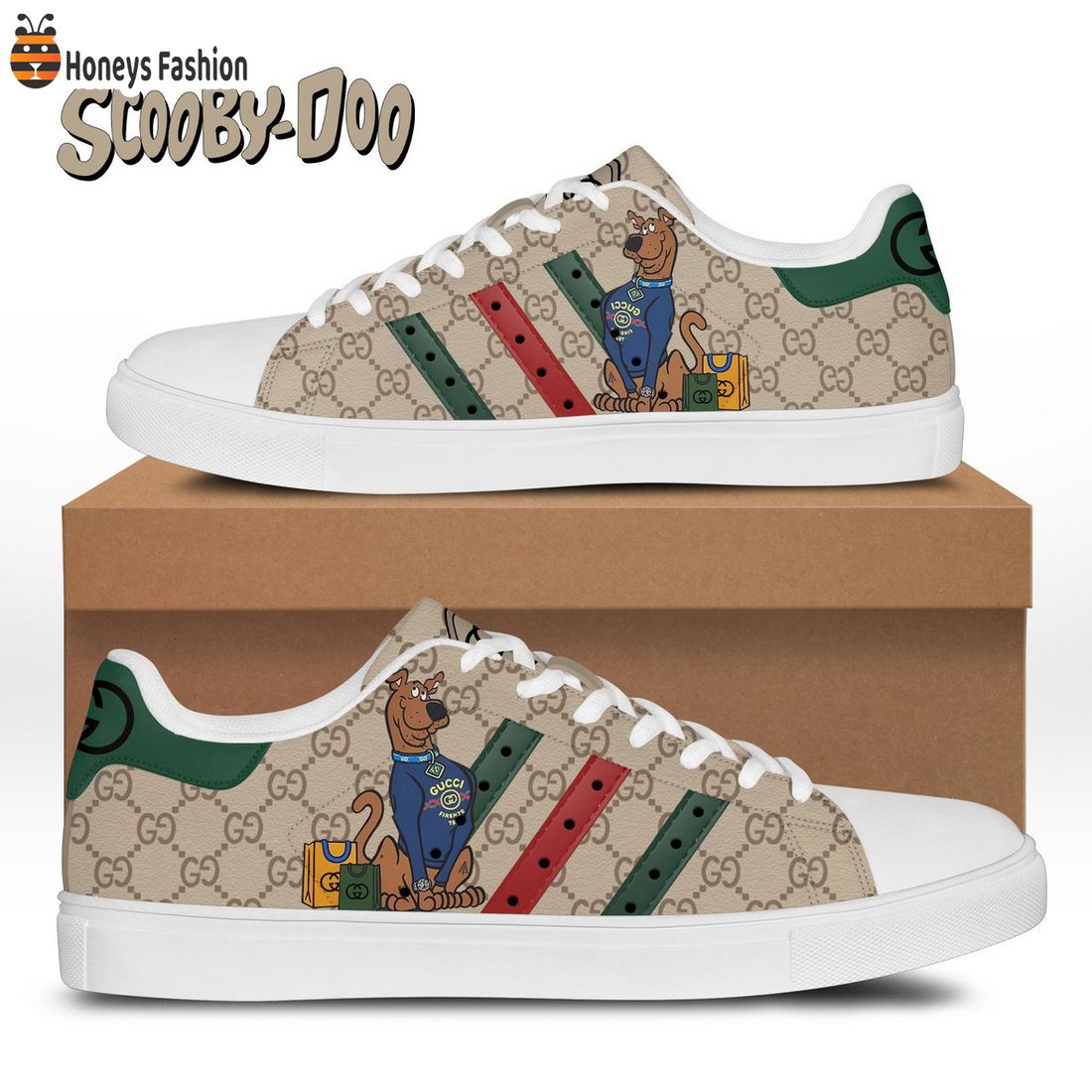 TRENDING Scooby Doo Gucci Adidas Stan Smith Shoes
