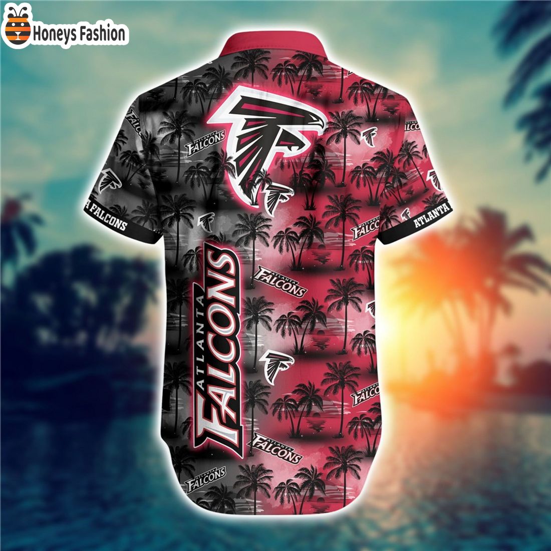 BEST Atlanta Falcons Coconut Palm Tree For Summer Hawaiian Shirts