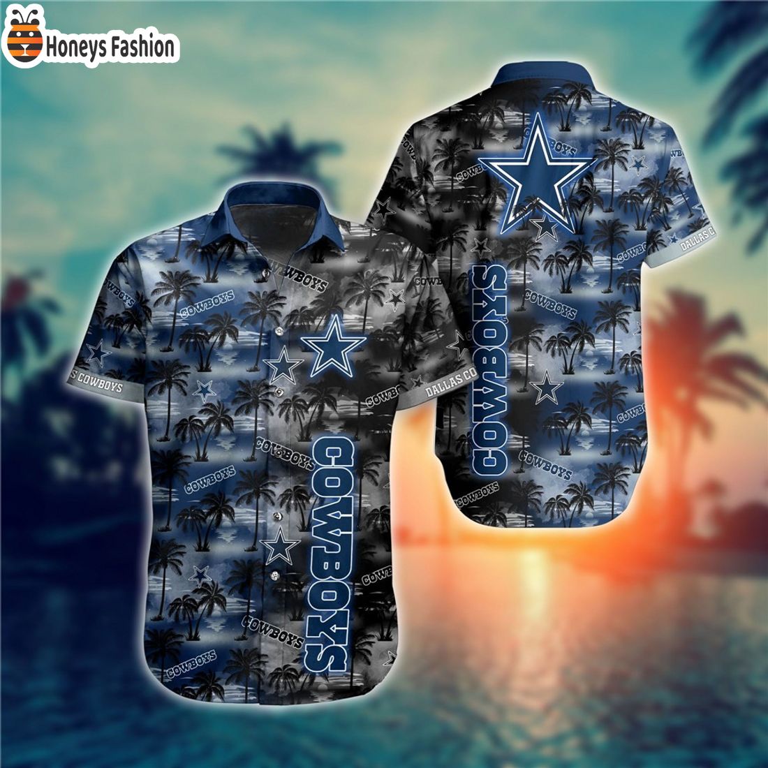 BEST Dallas Cowboys Coconut Palm Tree For Summer Hawaiian Shirts