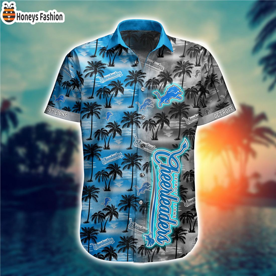 BEST Detroit Lions Coconut Palm Tree For Summer Hawaiian Shirts