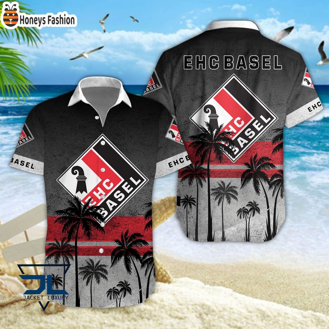 BEST EHC Basel Tropical National League 2024 Hawaiian Shirt And Short
