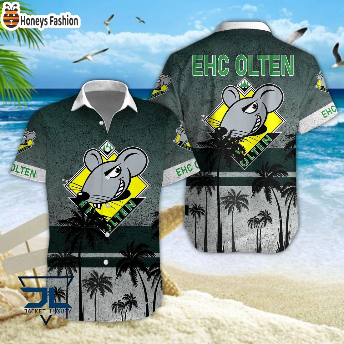 BEST EHC Olten Tropical National League 2024 Hawaiian Shirt And Short