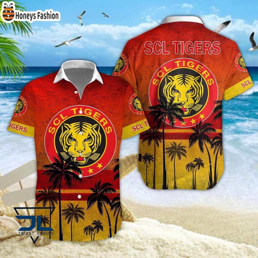 BEST SCL Tigers Tropical National League 2024 Hawaiian Shirt And Short