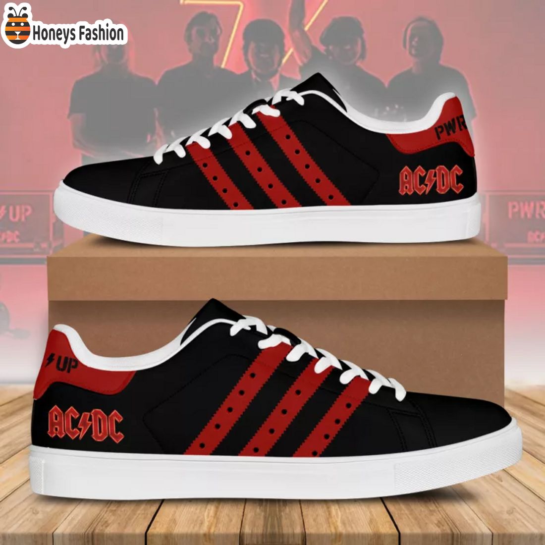 BEST SELLER ACDC Power Up Tour 2024 Stan Smith Shoes