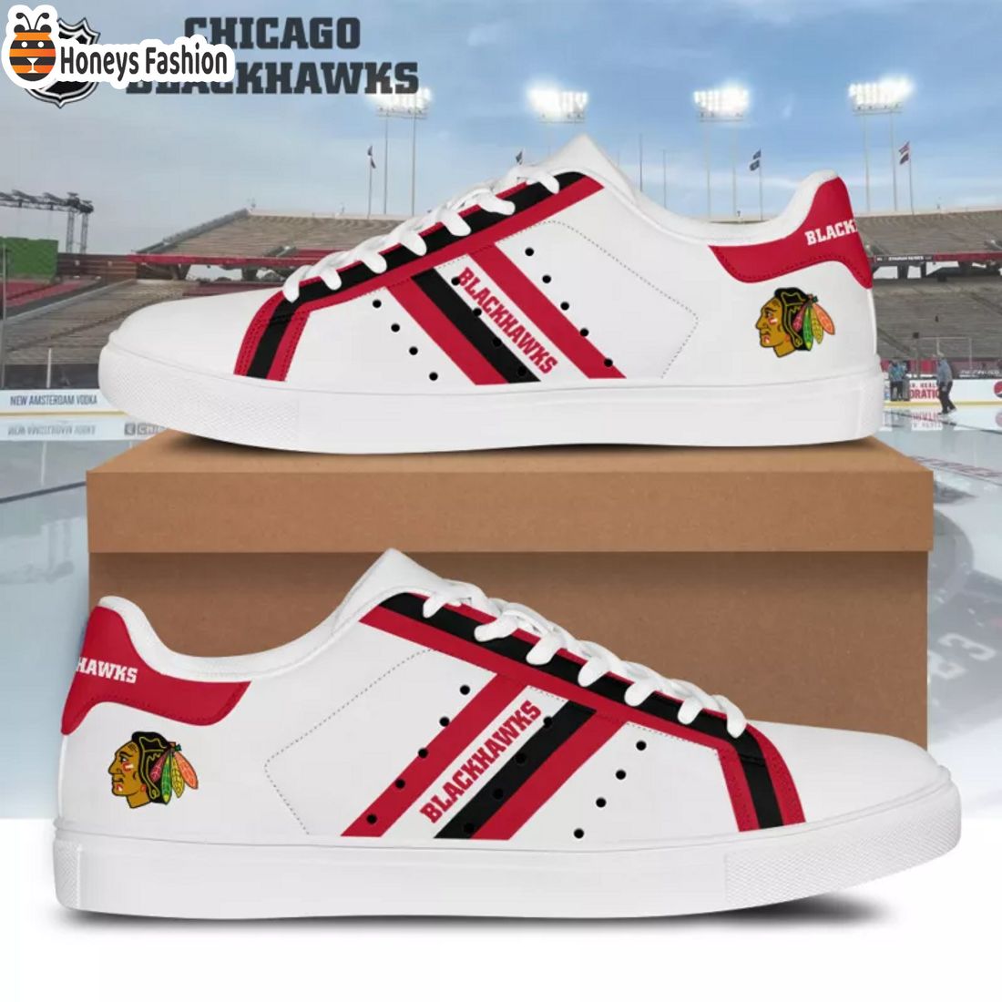 BEST SELLER Chicago Blackhawks NHL Stan Smith Shoes