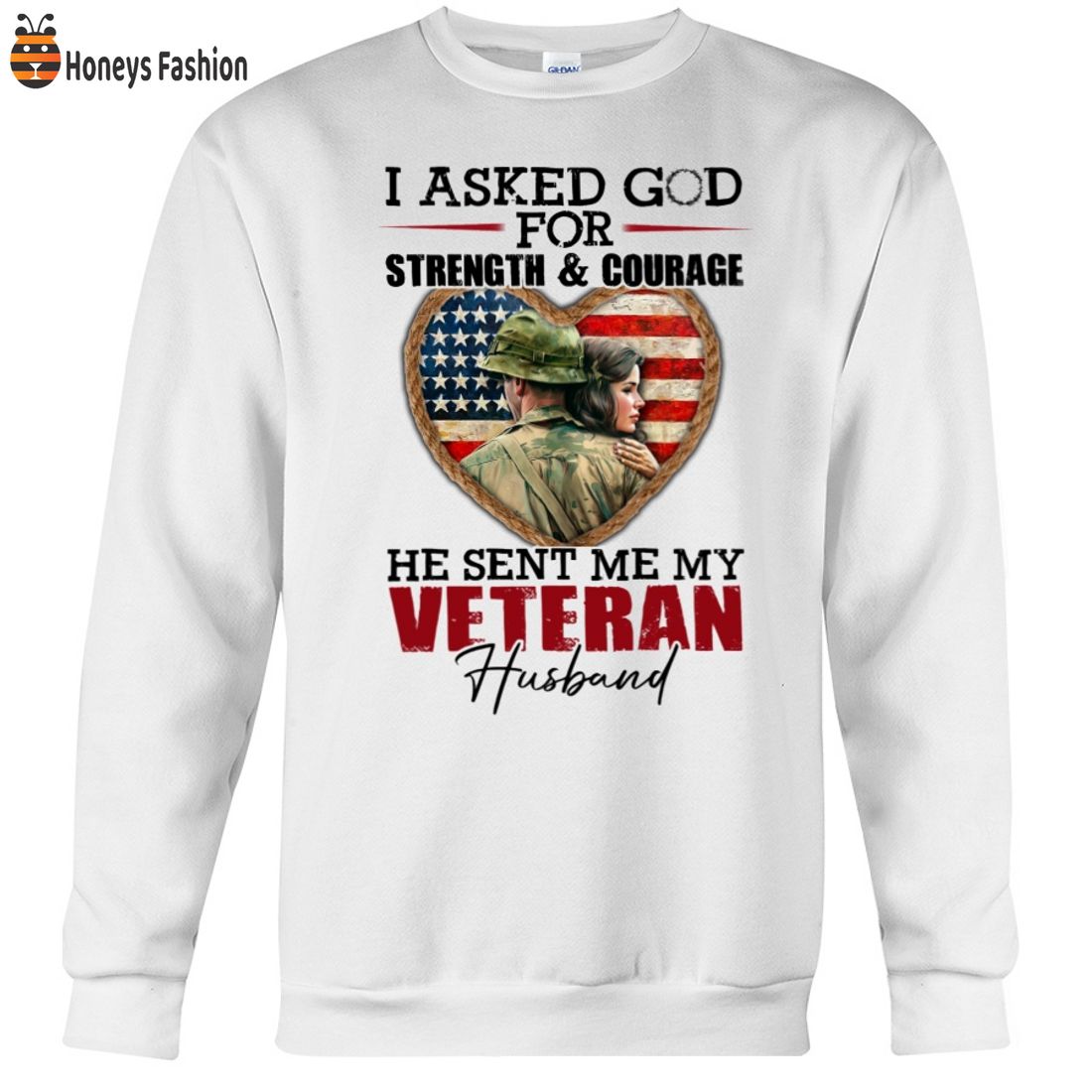 BEST SELLER He Sent Me My Veteran’s Husband 2D Hoodie Tshirt