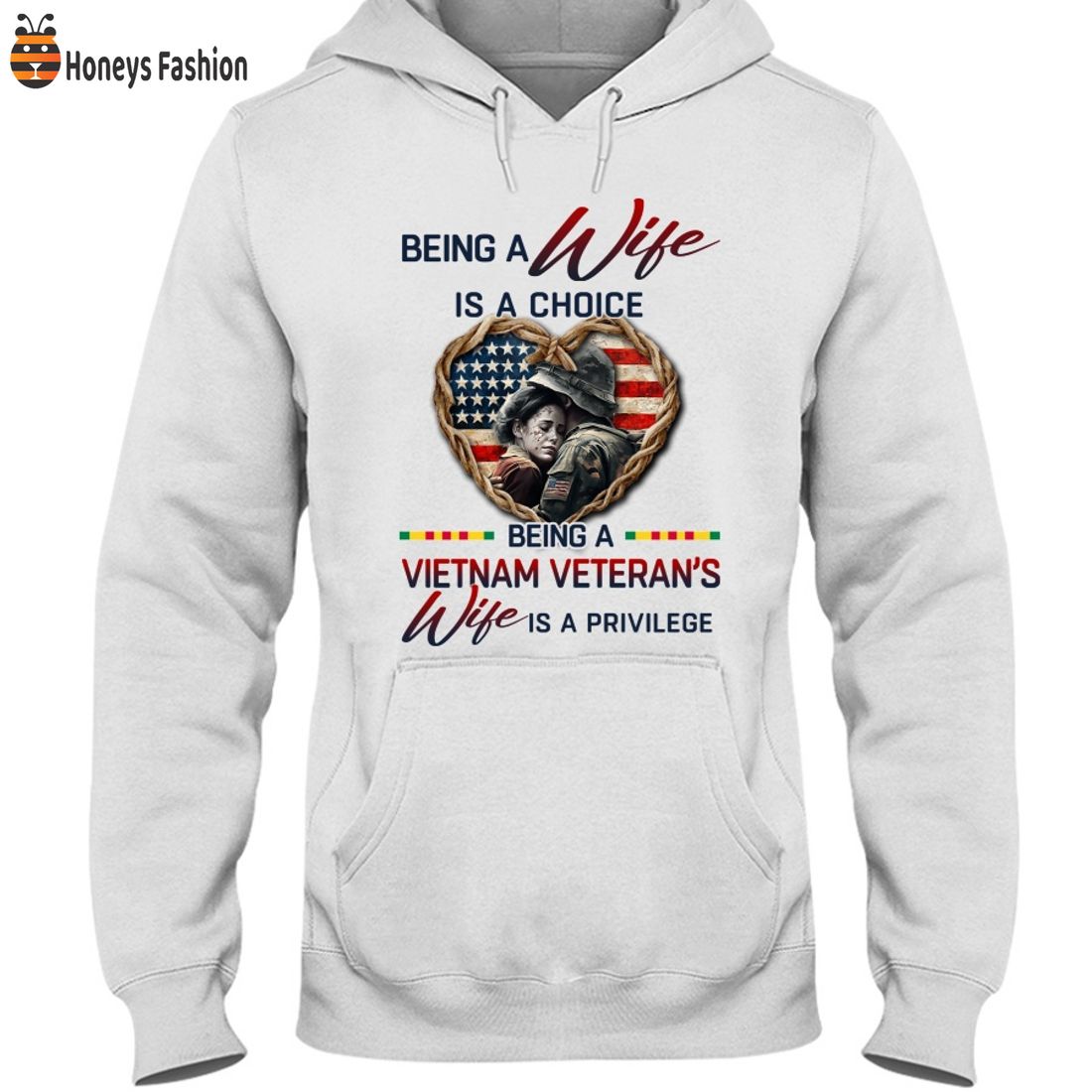 BEST SELLER Vietnam Veteran’s Wife Is A Privilege 2D Hoodie Tshirt