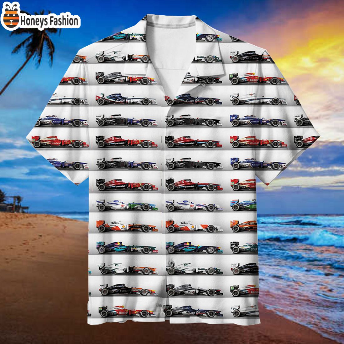 TOP SELLER Formula One Melbourne Grand Prix Circuit Hawaiian Shirt And Short