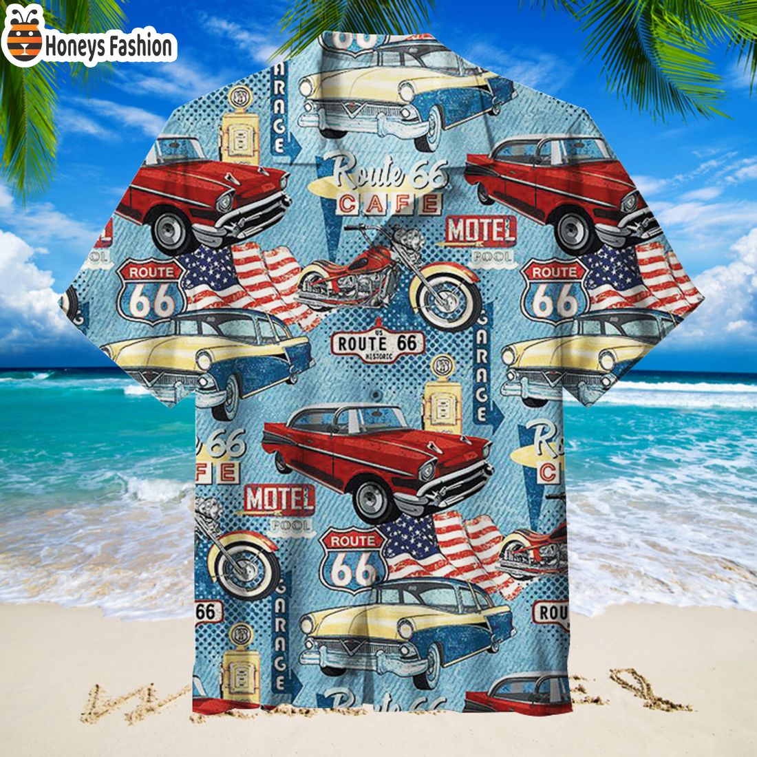 TOP SELLER Route 66 Cafe Motel Hawaiian Shirt And Short