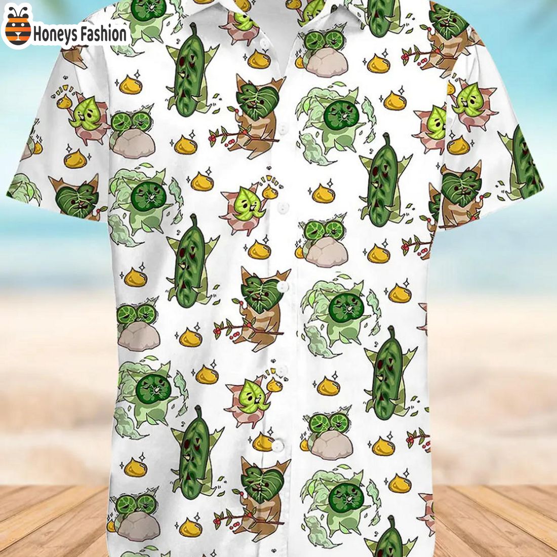 TRENDING Legend of Zelda Korok Plant Pot Decoration Hawaiian Shirt